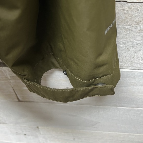 Eddie Bauer Weatheredge Rain Jacket Mens 2XL Green Hooded Zip Pockets - Picture 5 of 13